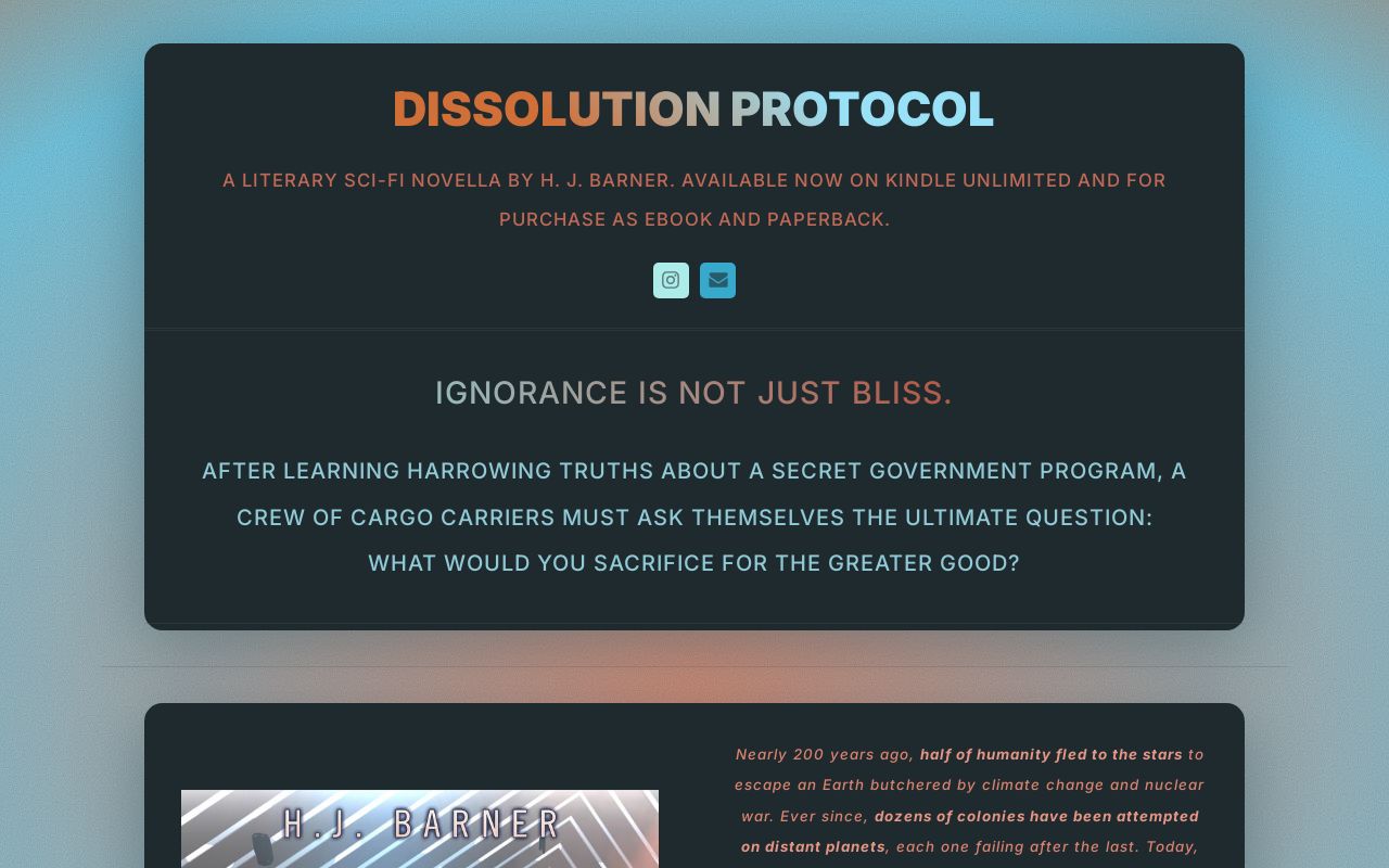 Issolution Dissolution Protocol | H. J. Barner